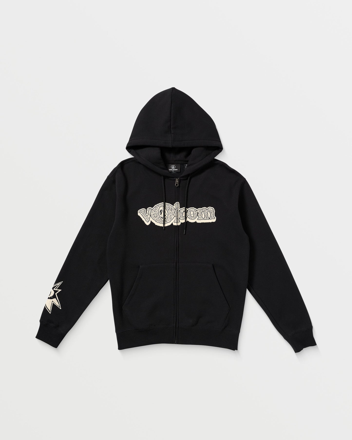 Sweat à Capuche Zippé Volcom Ent - BLACK