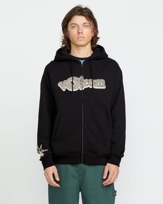 Volcom Ent Zip Hoodie - BLACK