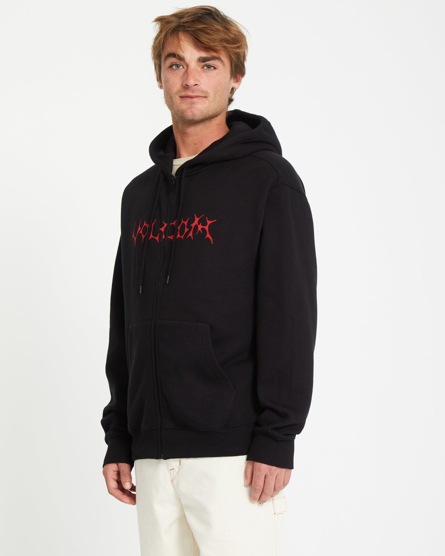 Sweat à Capuche Zippé Watanite - BLACK
