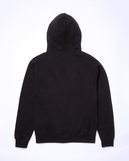 Sweat à Capuche Zippé Watanite - BLACK