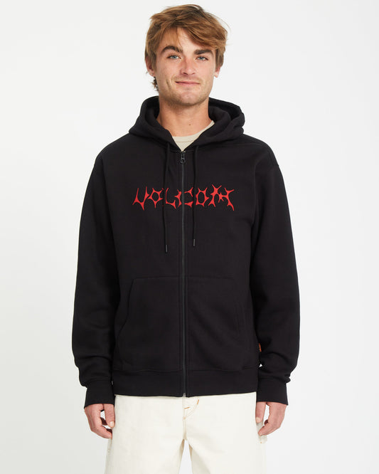 Watanite Zip-Up Hoodie - BLACK