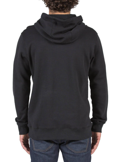 Single Stone Kapuzenpullover mit Reißverschluss - Schwarz
