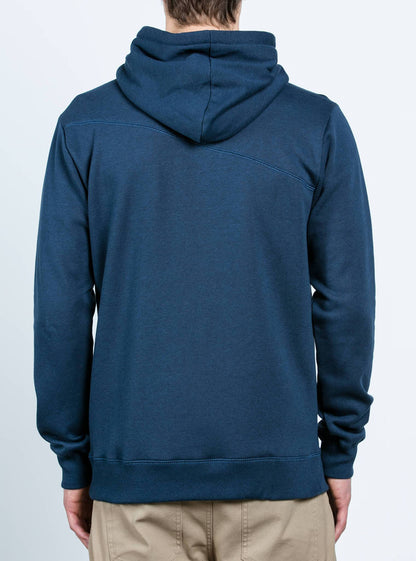 Sweat Sngl Stn Zip - Blue Black