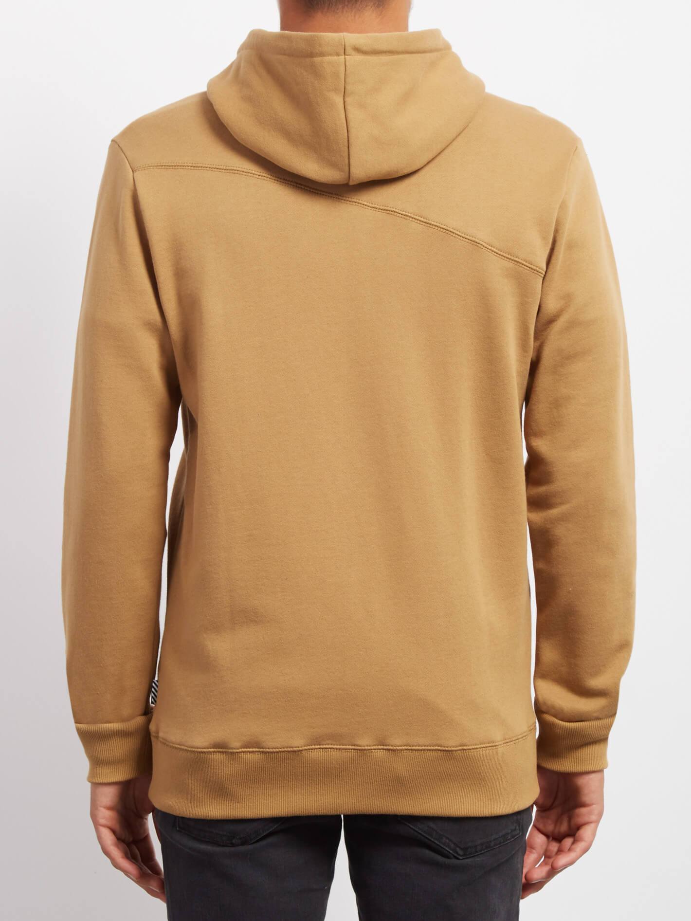 Sweat Sngl Stn Zip - Old Gold