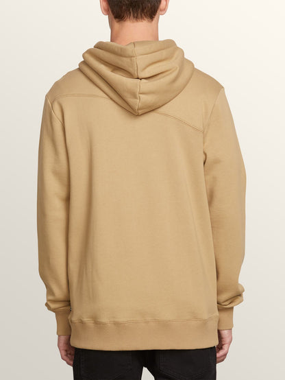 Sngl Stn Zip Sweatshirt - Sandbraun