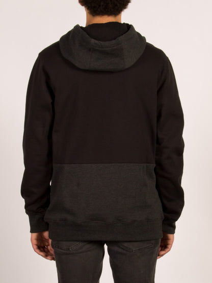 Sweatshirt zippé à capuche Backronym - Black