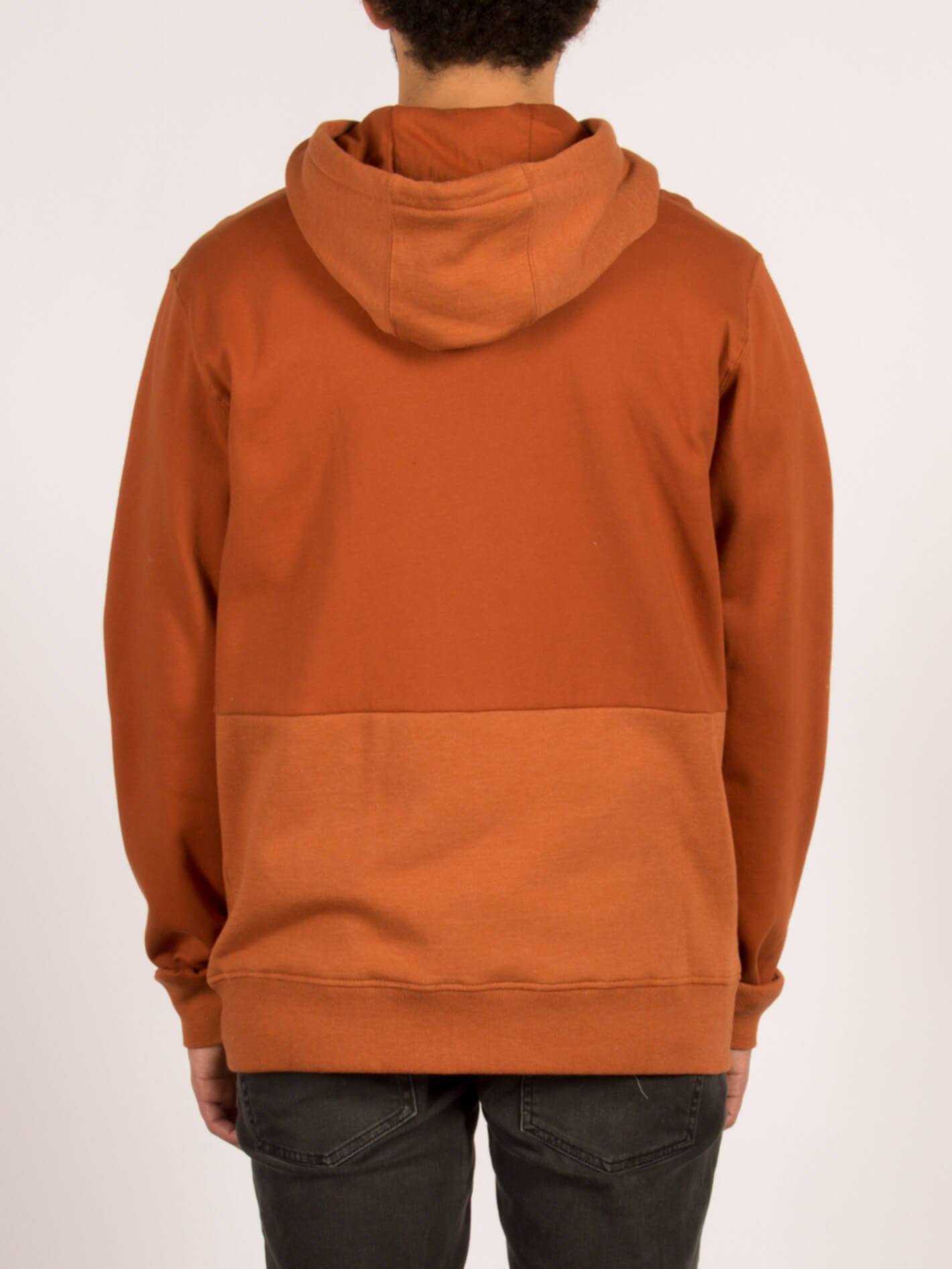 Backronym Kapuzenpullover mit Reißverschluss - Kupfer