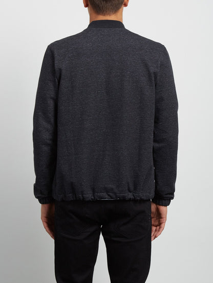 Whip Bomber-Sweatshirt mit Reißverschluss – Heather Black