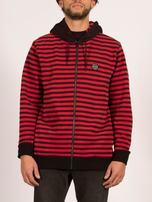 Sweatshirt zippé à capuche Kraystone - True Red