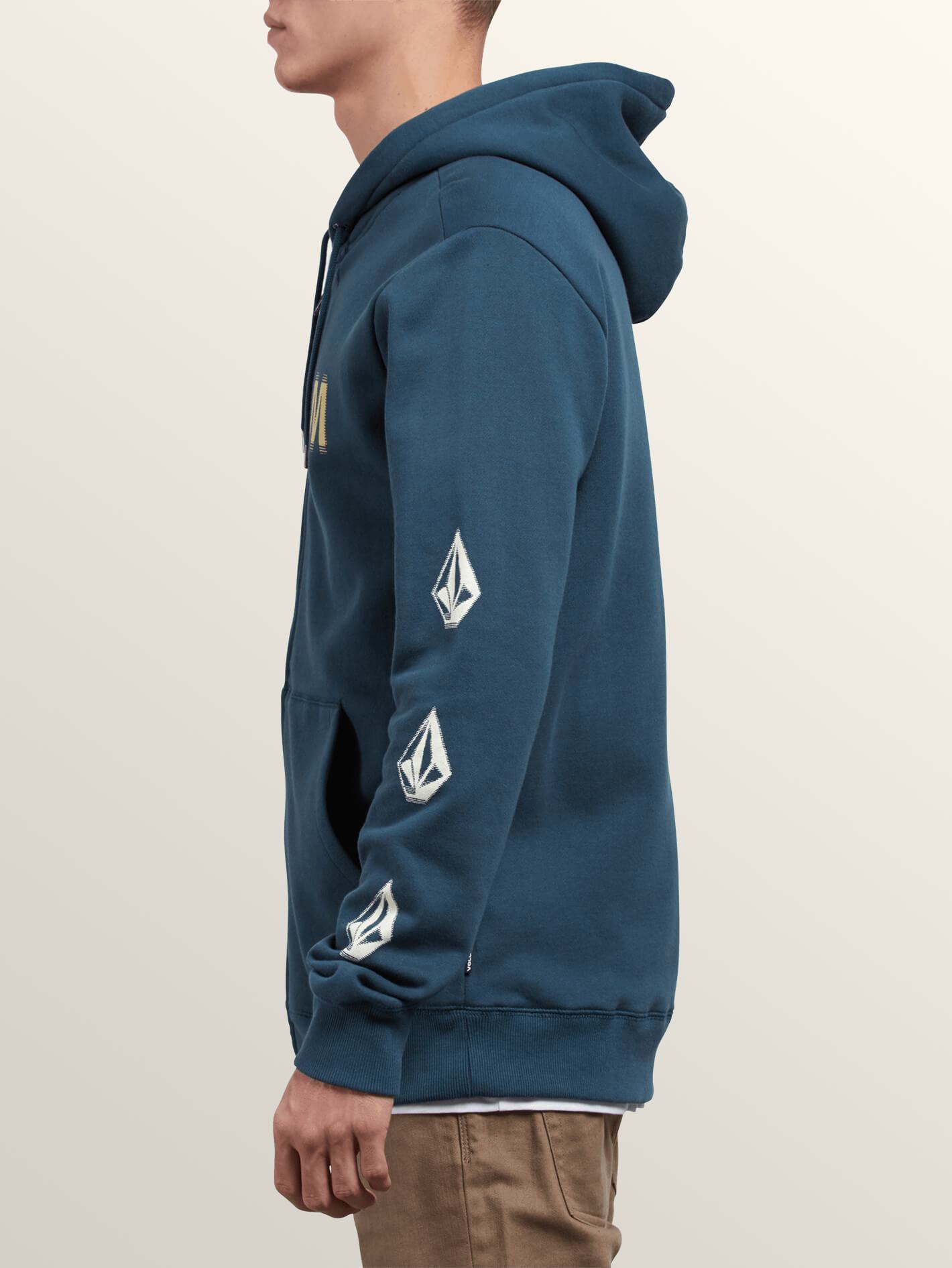 Supply Stone Zip Sweatshirt - Navy Green