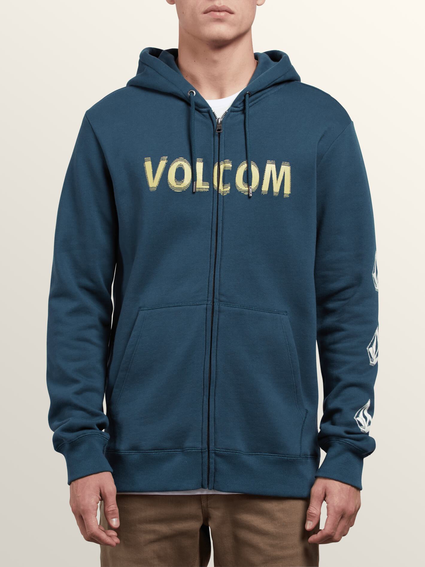 Supply Stone Zip Sweatshirt - Navy Green