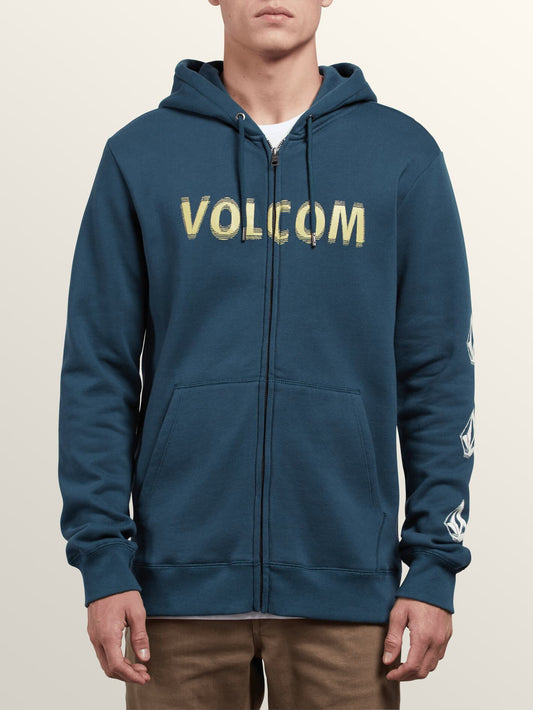 Sweat Supply Stone Zip - Navy Green