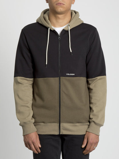 Sweat à capuche Single Stone Div Zip - Military