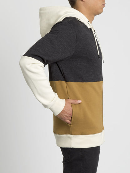 Single Stone Div Zip Hoodie - Rust
