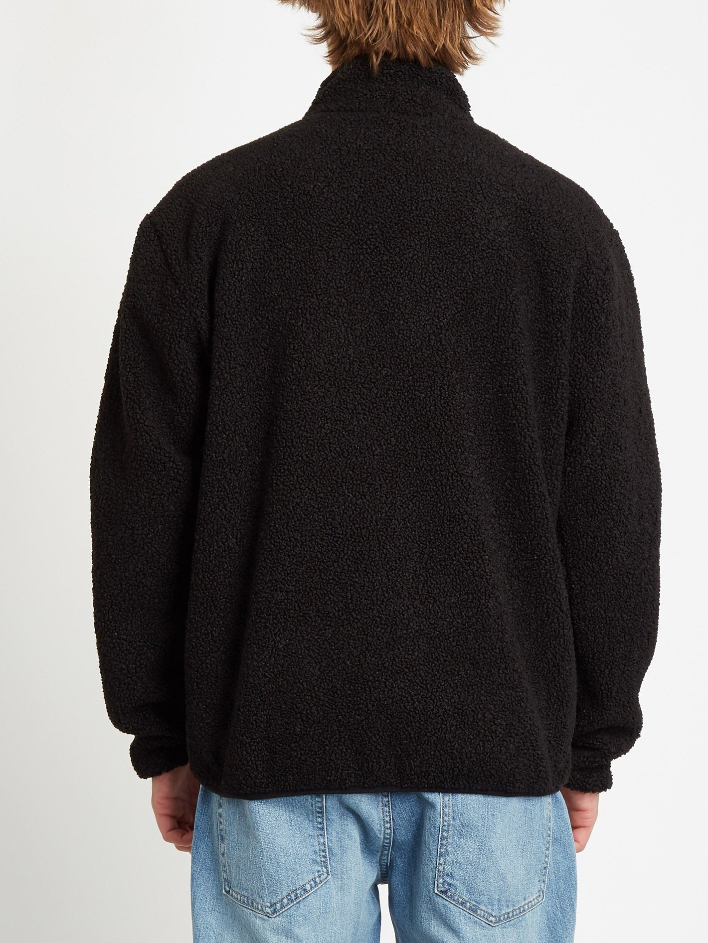 Muzzer Fuzzar Zip-Up Sweatshirt - BLACK