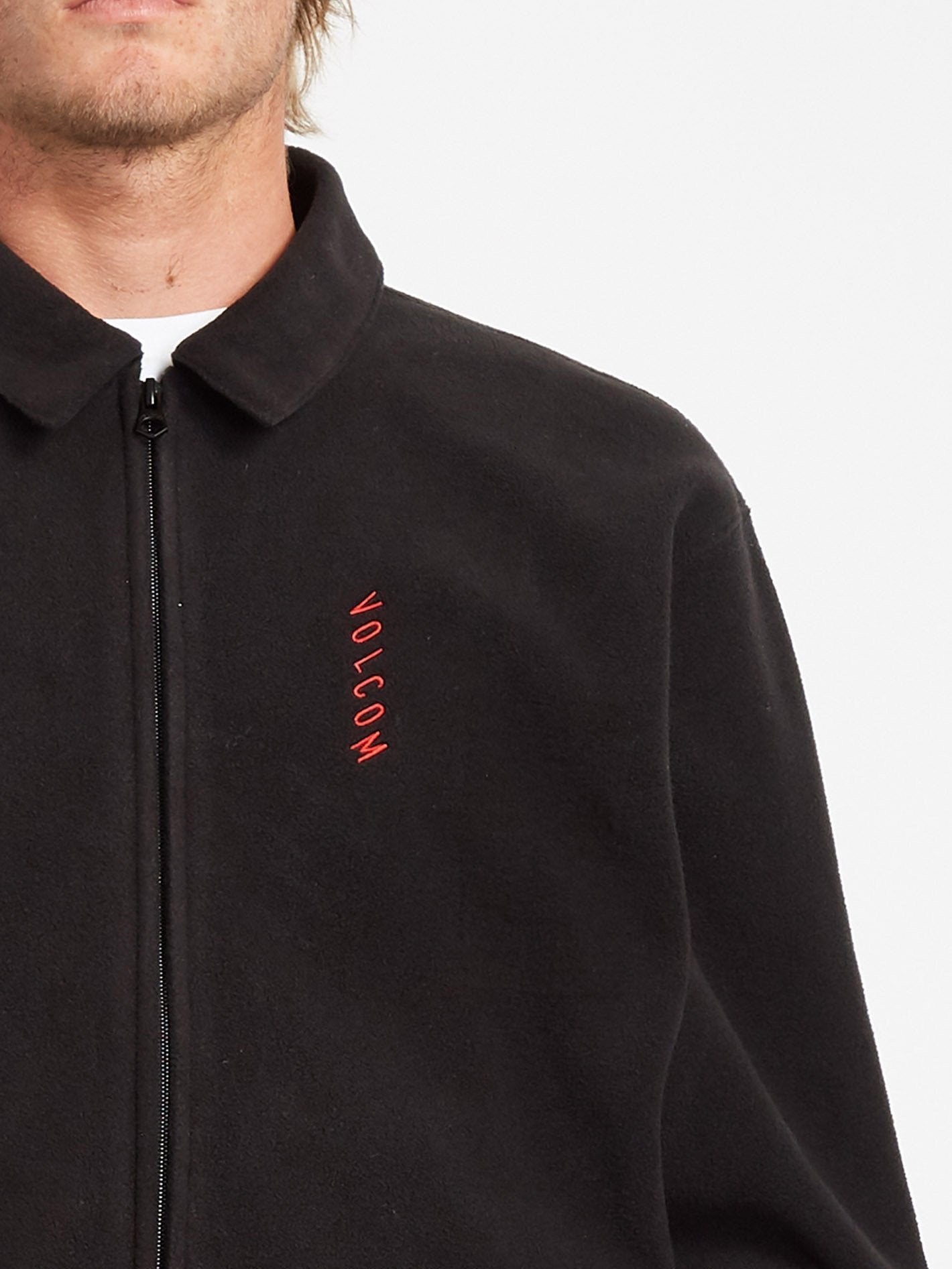Virt Sweatshirt mit Reißverschluss – SCHWARZ