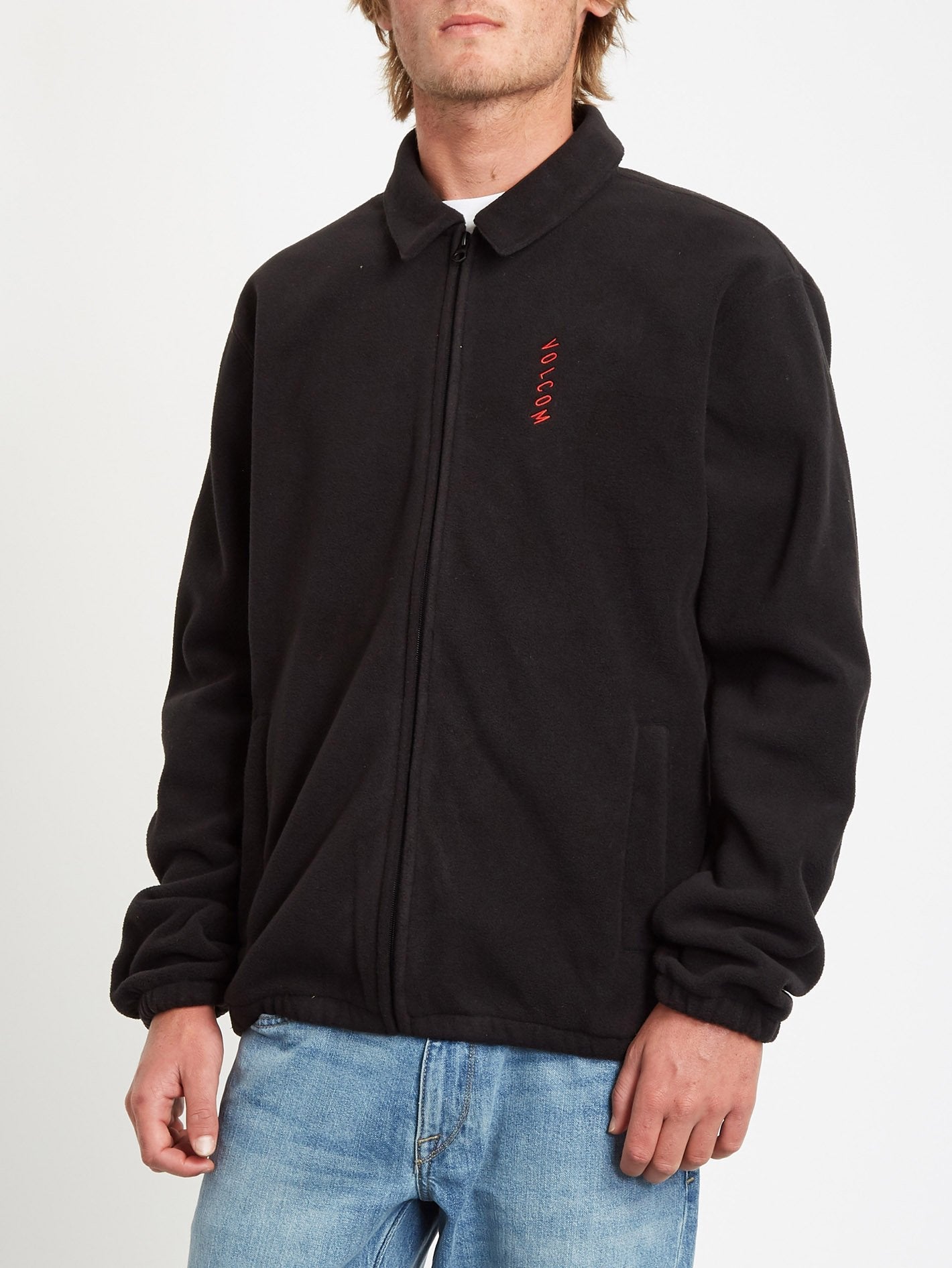 Virt Sweatshirt mit Reißverschluss – SCHWARZ