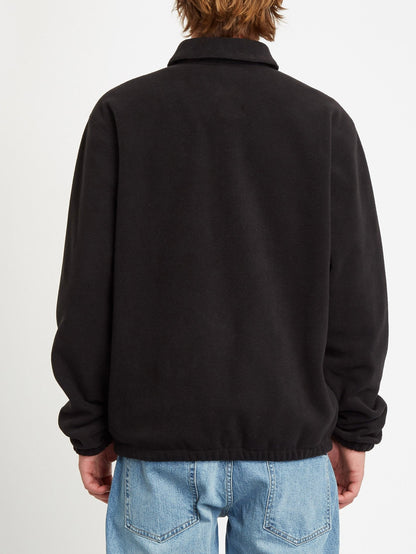 Virt Sweatshirt mit Reißverschluss – SCHWARZ