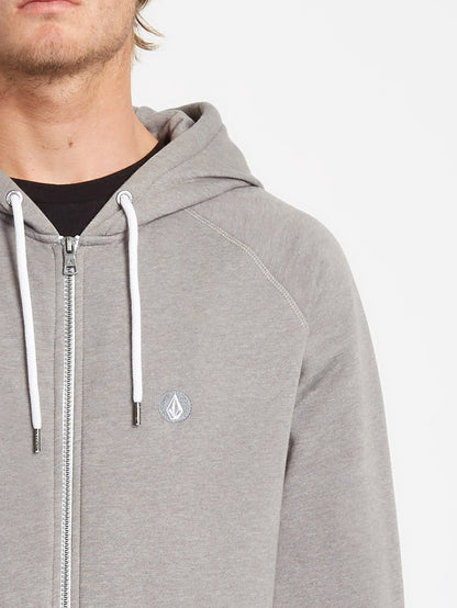 Timesoft Kapuzenjacke mit Reißverschluss – Heather Grey
