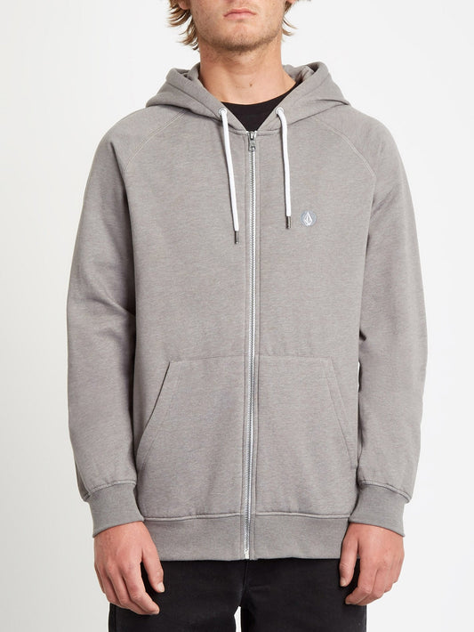 Timesoft Kapuzenjacke mit Reißverschluss – Heather Grey