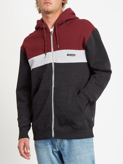 Single Stone Div Zip Hoodie - PORT