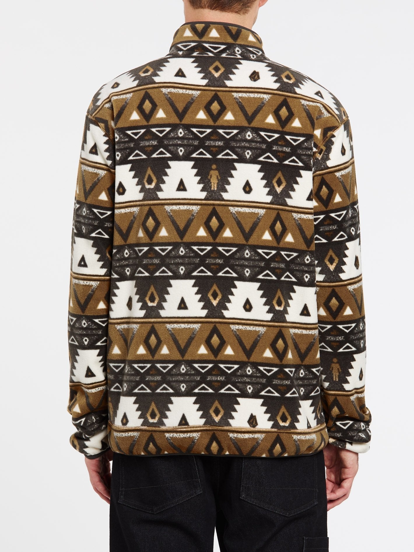 Volcom x Girl Skateboards Fleece-Sweatshirt mit Reißverschluss – PRT-PRINT