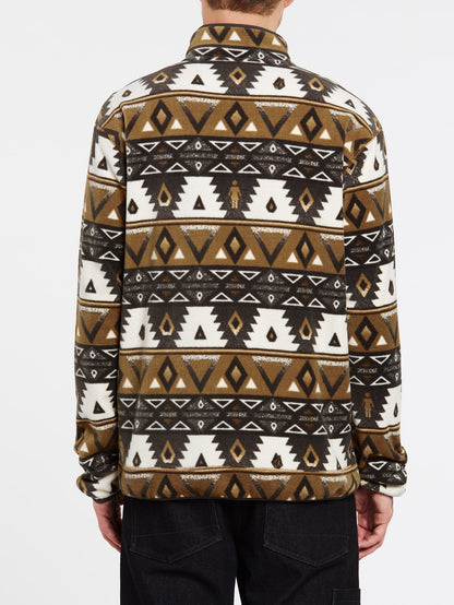 Volcom x Girl Skateboards Fleece-Sweatshirt mit Reißverschluss – PRT-PRINT