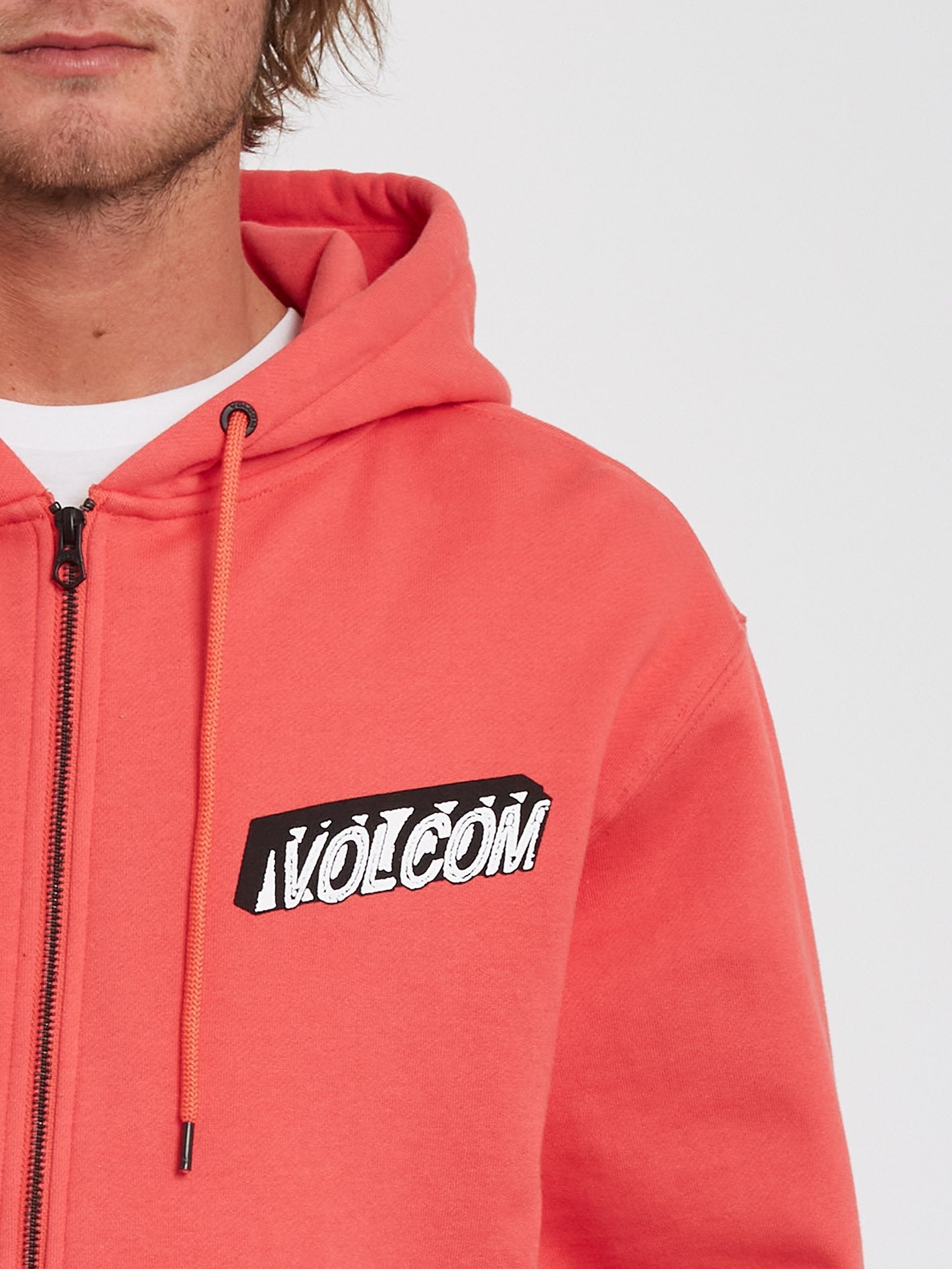 Sweat à capuche Extends Zip Fleece - CAYENNE