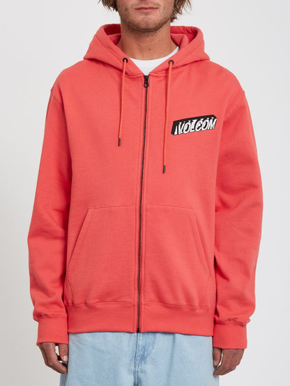 Sweat à capuche Extends Zip Fleece - CAYENNE
