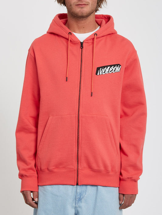 Sweat à capuche Extends Zip Fleece - CAYENNE