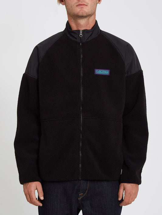 Sweat Zippé  en sherpa Runtime Error - BLACK