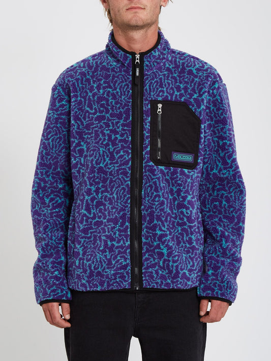 Sweat Zippé Muzzer Fuzzar en sherpa - PRINT