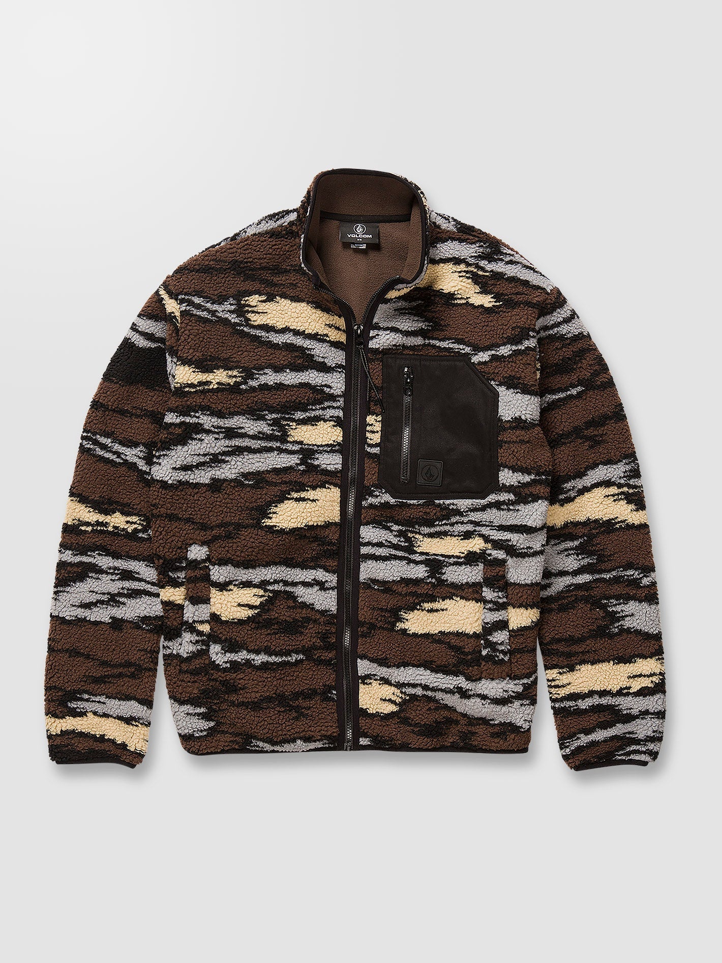 Sweat zippé Muzzer Fuzzar - BARK BROWN