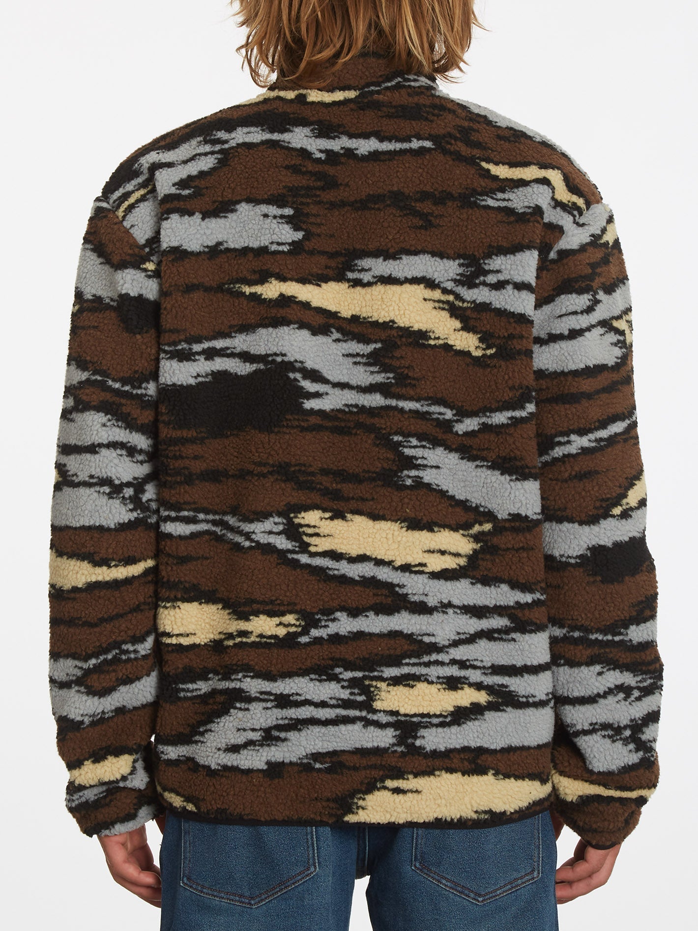 Sweat zippé Muzzer Fuzzar - BARK BROWN