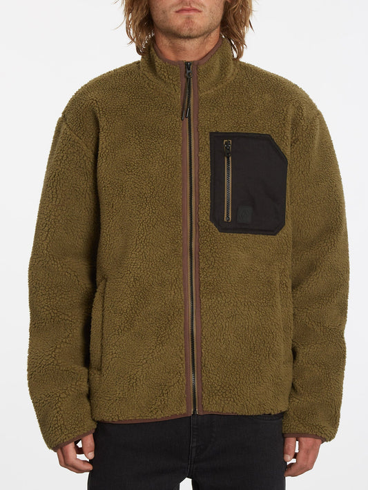 Sweat zippé Muzzer Fuzzar - SERVICE GREEN