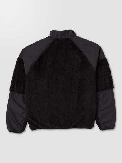 Runtime Error Sweatshirt mit Reißverschluss – SCHWARZ