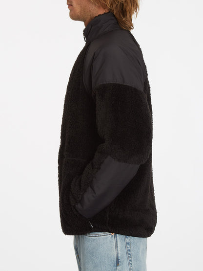 Runtime Error Sweatshirt mit Reißverschluss – SCHWARZ