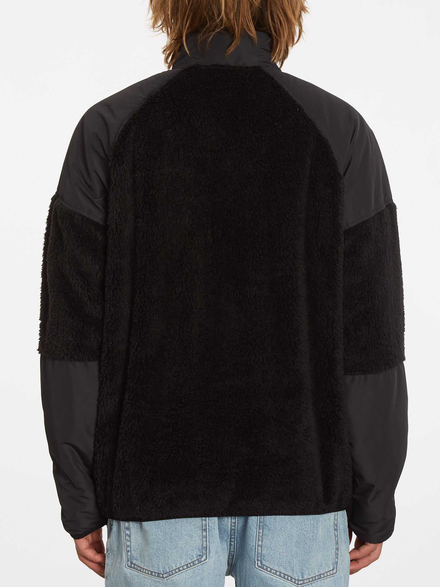 Runtime Error Sweatshirt mit Reißverschluss – SCHWARZ