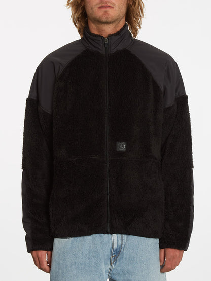 Runtime Error Sweatshirt mit Reißverschluss – SCHWARZ