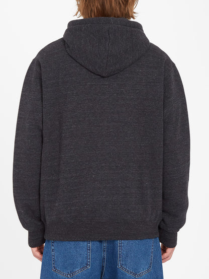 Single Stone Zip-Up Hoodie - Heather Black