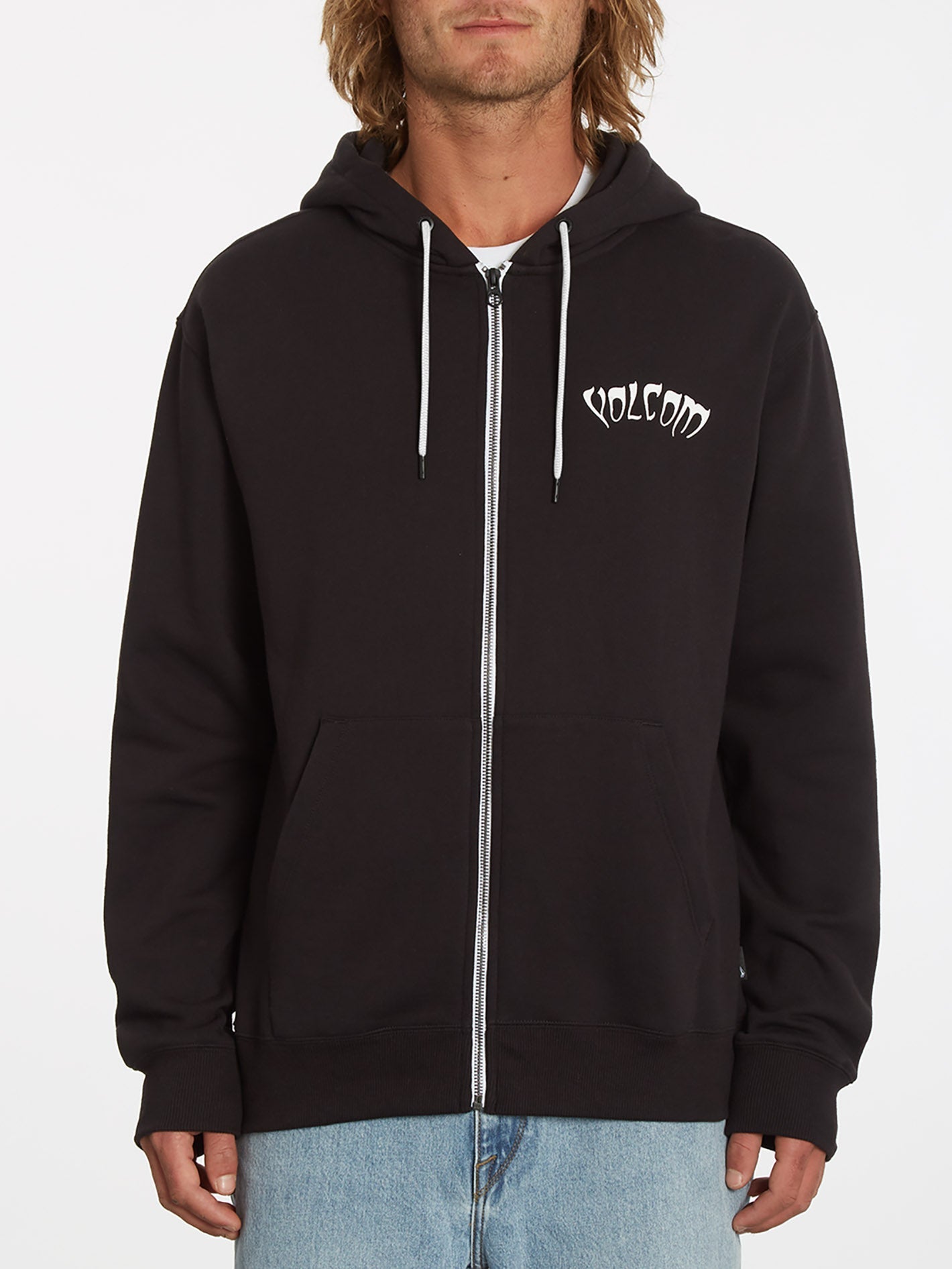 Extends Zip Hoodie - SCHWARZ