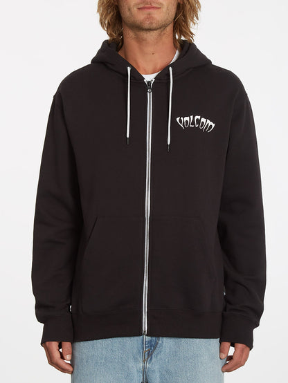 Extends Zip Hoodie - SCHWARZ
