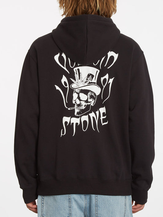 Sweat à capuche zippé Extends - BLACK