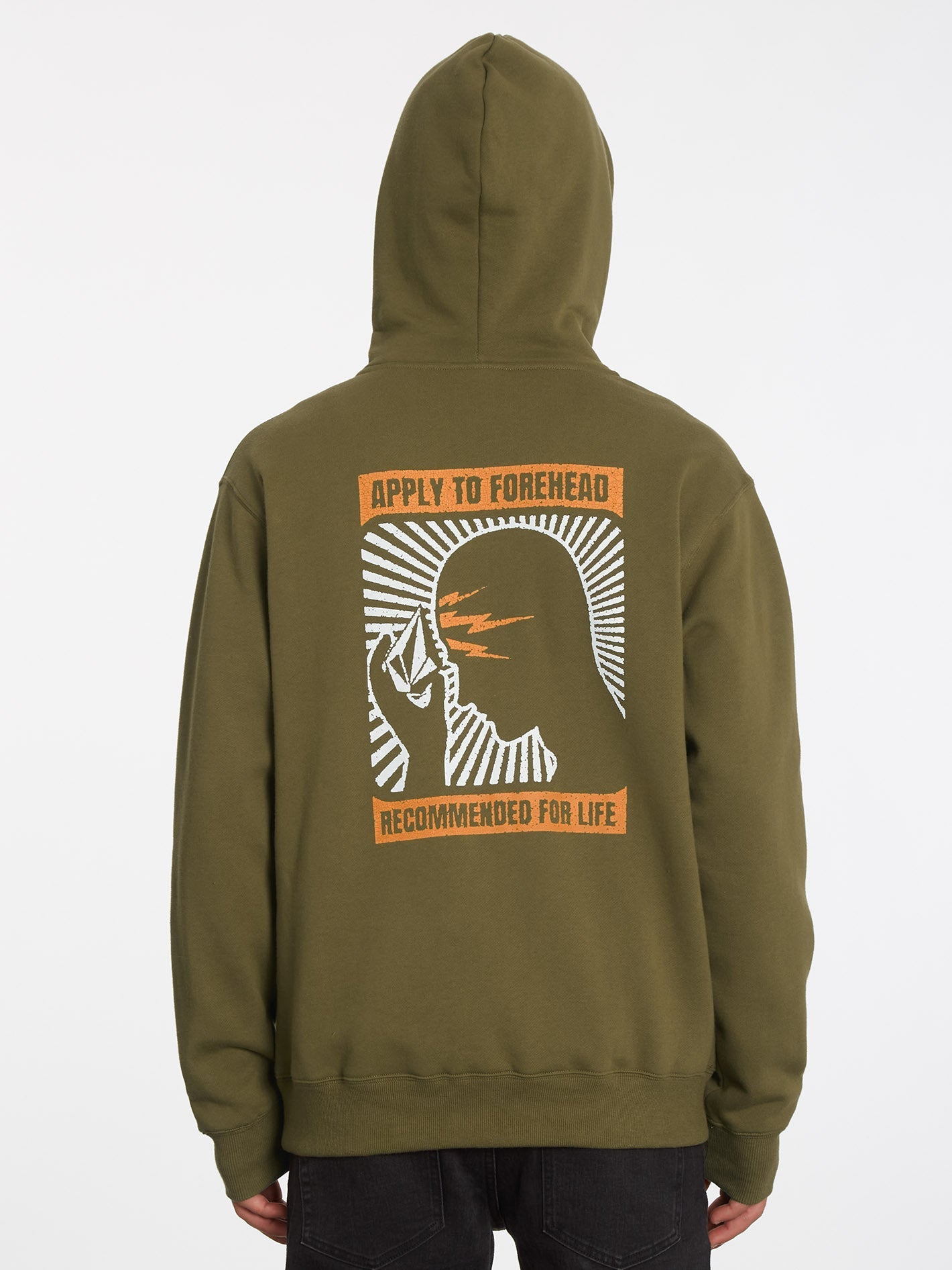 Extends Zip Hoodie - SERVICEGRÜN