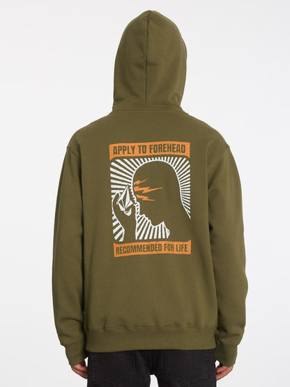 Extends Zip Hoodie - SERVICEGRÜN