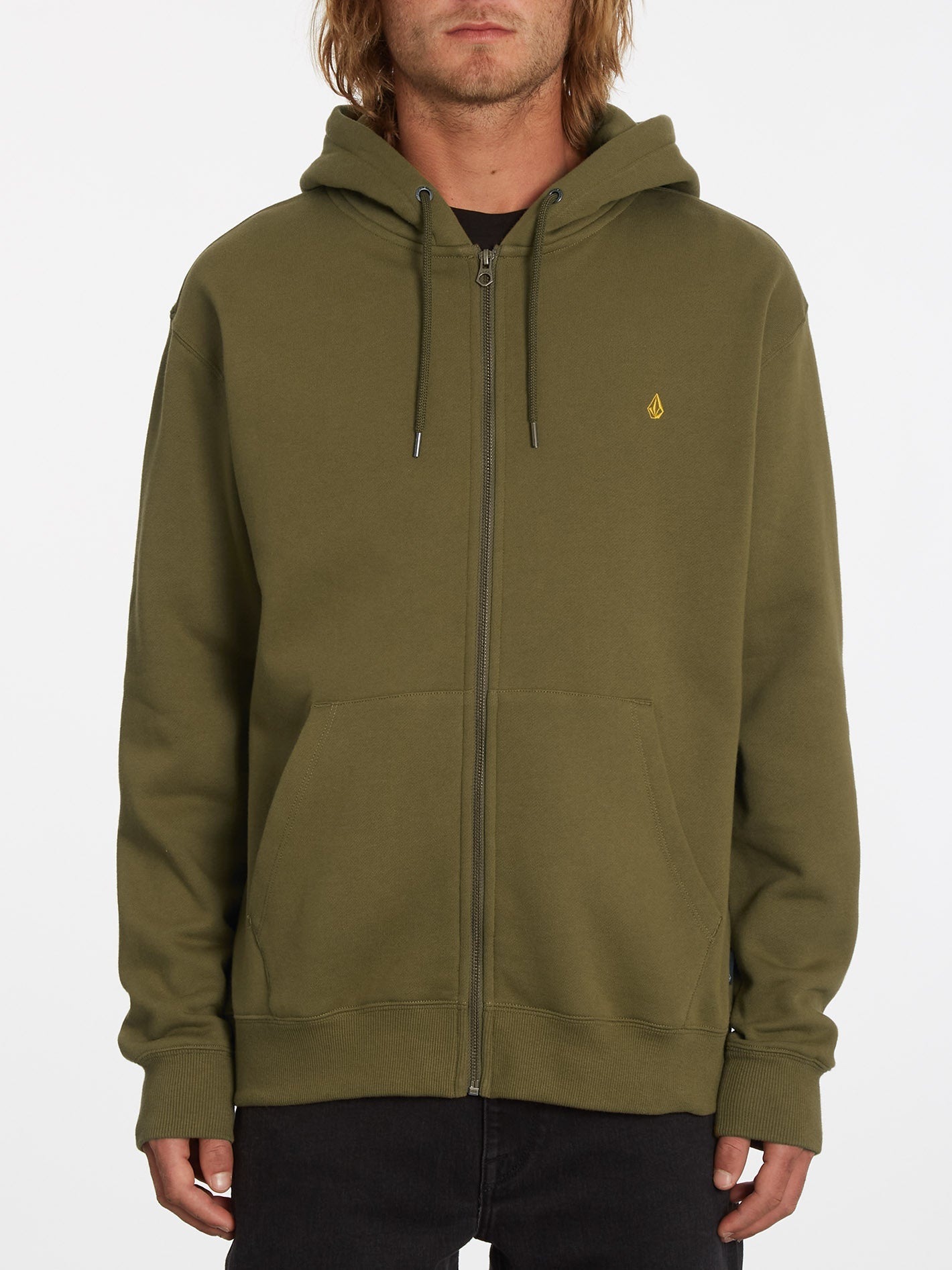Extends Zip Hoodie - SERVICEGRÜN