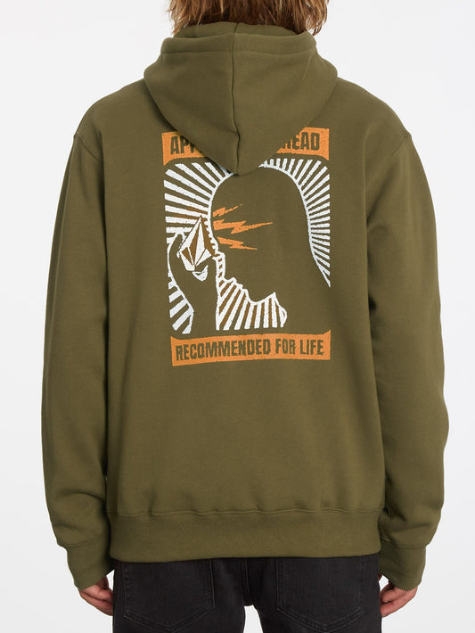 Sweat à capuche zippé Extends - SERVICE GREEN