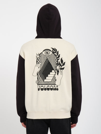 Sweat à capuche Zippé Watanite - DIRTY WHITE