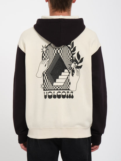 Sweat à capuche Zippé Watanite - DIRTY WHITE