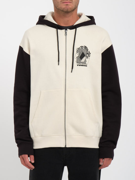 Watanite Zip Hoodie - SCHMUTZIG WEISS